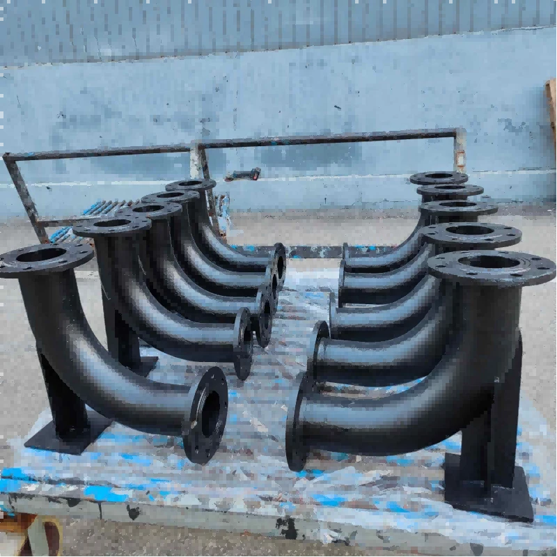 -Hwyaden Radiws Mawr Flanged-Pibell Troed Troed DN100
