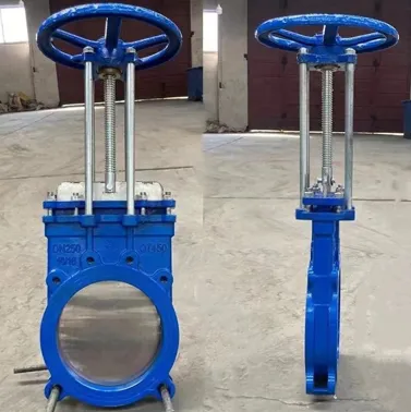 Falf giât cyllell haearn hydwyth â llaw