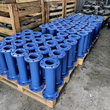 FBE-Pipen Flanged Dwbl Haearn Hydwyth Haenedig