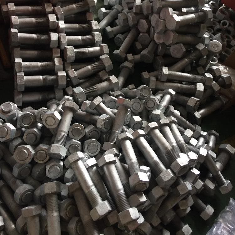 Bolltau Pen Hecs Galfanedig poeth-